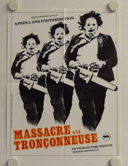 Blutgericht in Texas originales Filmplakat aus Frankreich (R80s)
