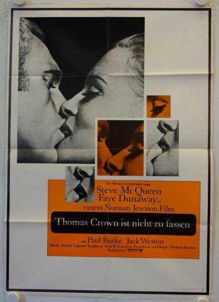 The Thomas Crown Affair original release german movie poster