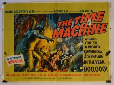 Die Zeitmaschine originales British Quad Filmplakat