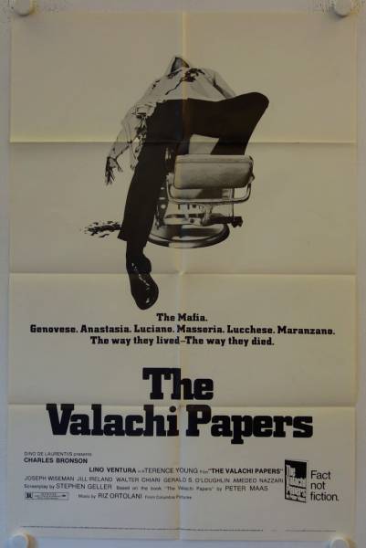 The Valachi Papers original release US Onesheet movie poster