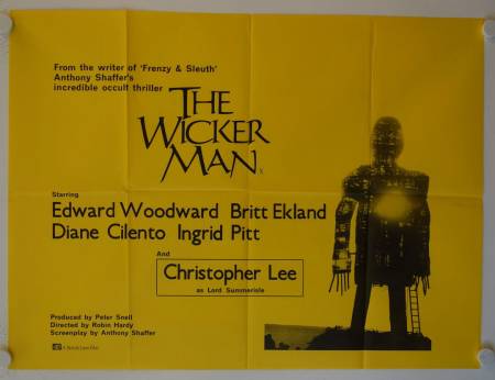 The Wicker Man originales britisches Filmplakat