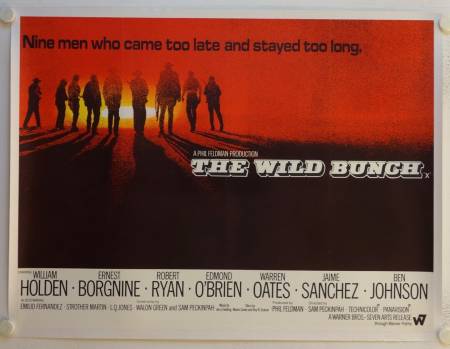 The Wild Bunch - Sie kannten kein Gesetz originales British Quad Filmplakat