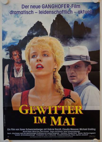 Thunderstorm in May original release german movie poster