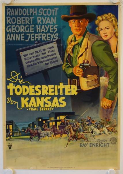 Die Todesreiter von Kansas originales deutsches Filmplakat