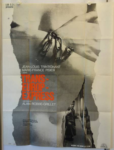 Trans-Europ Express original release large french movie poster