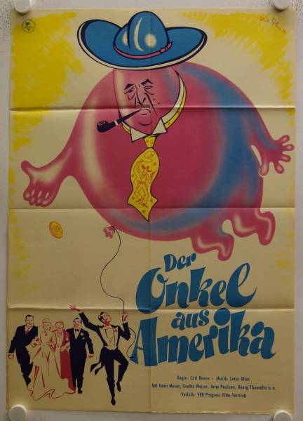 Der Onkel aus Amerika originales DDR-Filmplakat