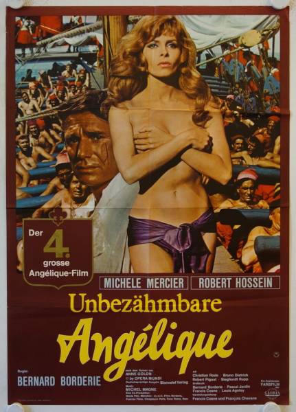 Unbezähmbare Angelique originales deutsches Filmplakat