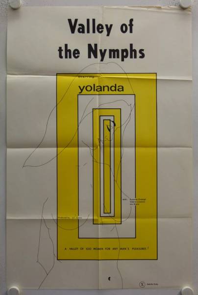 Valley of the Nymphs original release US Onesheet movie poster