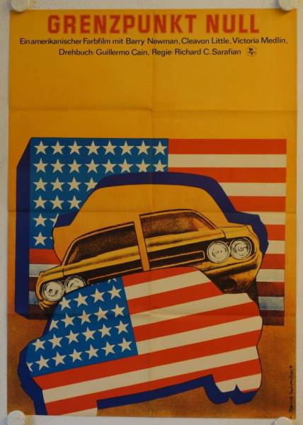 Vanishing Point original release east-german movie poster