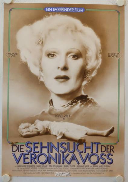 Die Sehnsucht der Veronika Voss originales deutsches Filmplakat