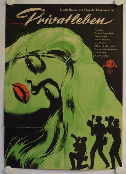 Privatleben originales DDR Filmplakat