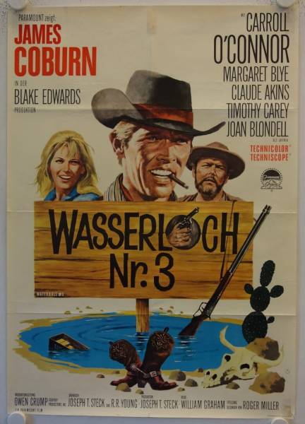 Wasserloch Nr. 3 originales deutsches Filmplakat