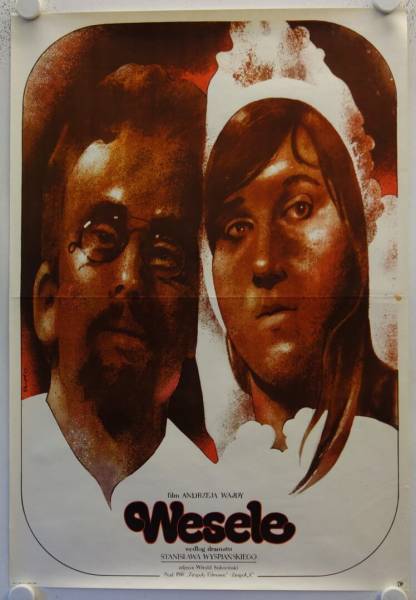 Die Hochzeit originales polnisches Filmplakat
