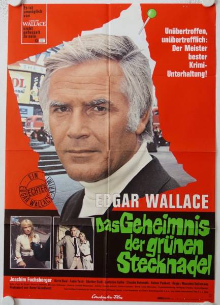 Das Geheimnis der grünen Stecknadel originales deutsches Filmplakat