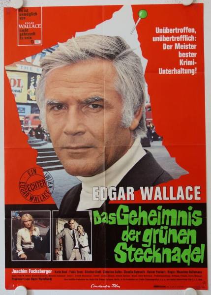 Das Geheimnis der grünen Stecknadel originales deutsches Filmplakat