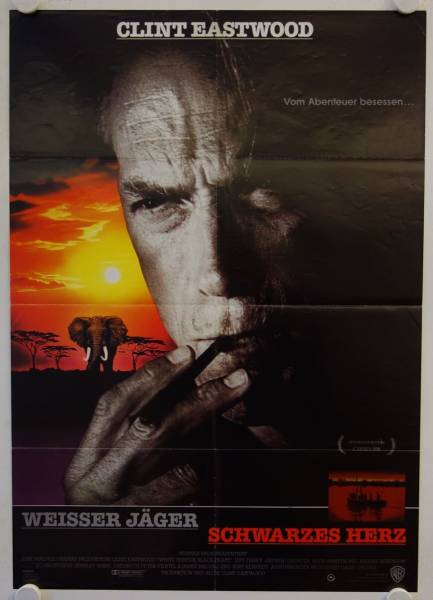 White Hunter Black Heart original releaese german movie poster