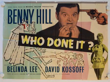 Who Done It? originales British Quad Filmplakat