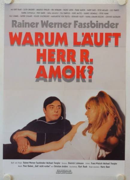 Warum läuft Herr R. Amok? originales deutsches Filmplakat
