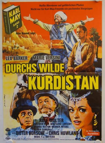 Karl May Wild Kurdistan - Fury of the Sabres re-release german movie poster