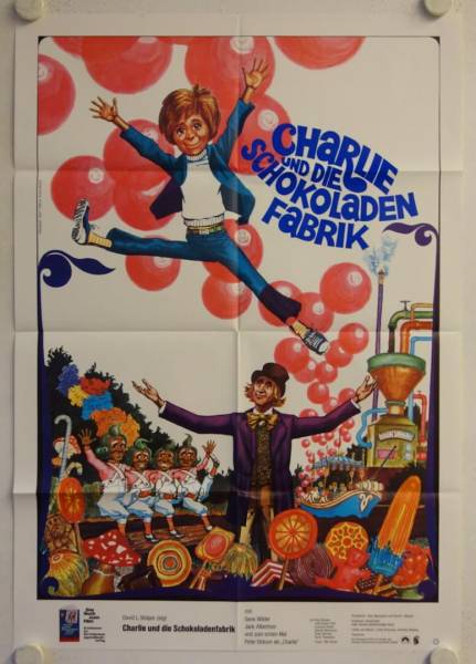 Charlie und die Schokoladenfabrik originales deutsches Filmplakat