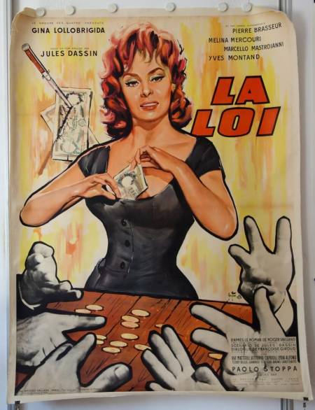La Legge - The Law originales Filmplakat aus Frankreich