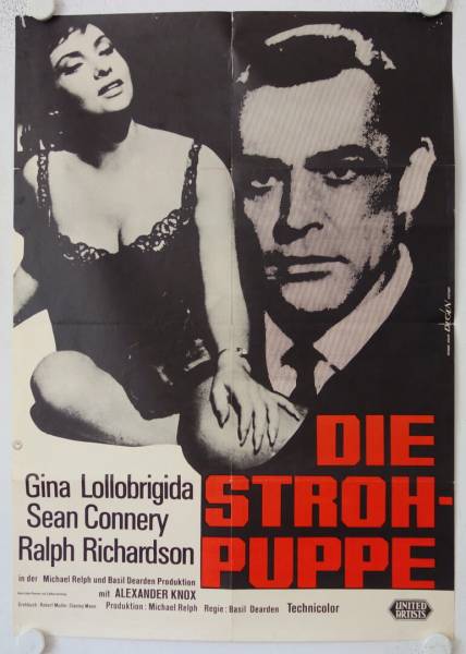 Woman of Straw original release german movie poster