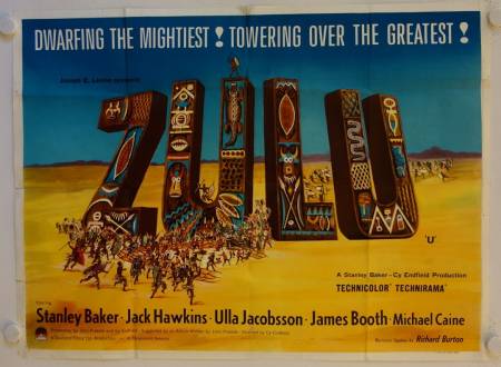 Zulu originales britisches Filmplakat