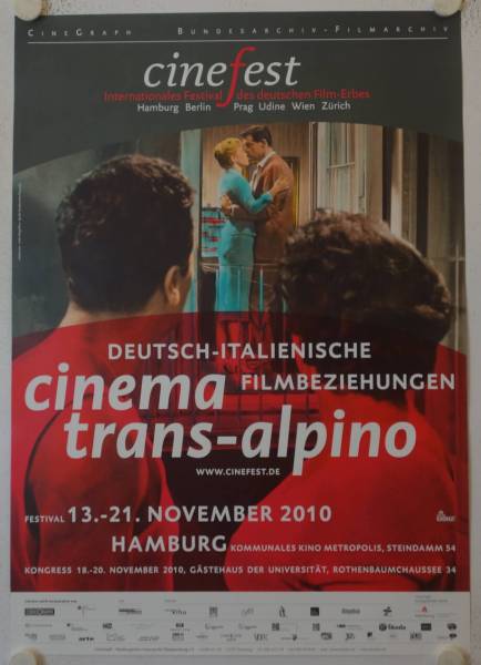 Cinema Trans-Alpino original release german film festival poster