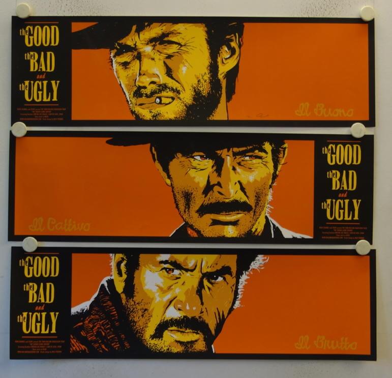 The Good the Bad and the Ugly original release Mondo movie posters (3)