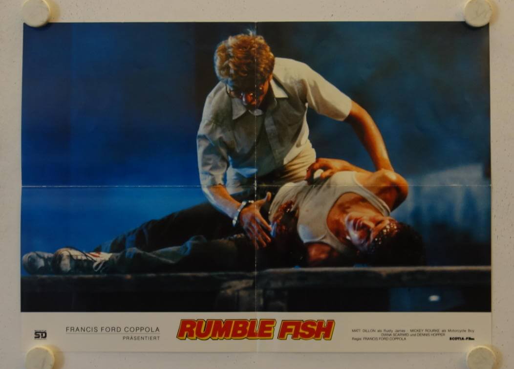 Rumble Fish original release german movie poster