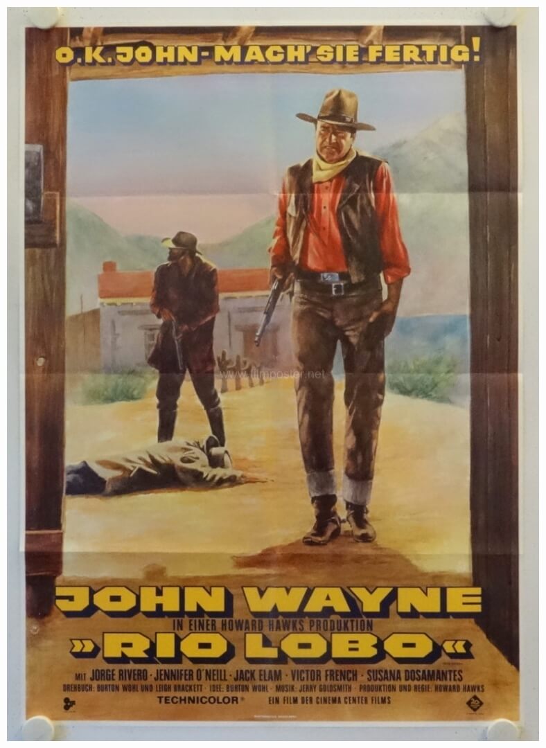 Rio Lobo Original Release German Movie Poster