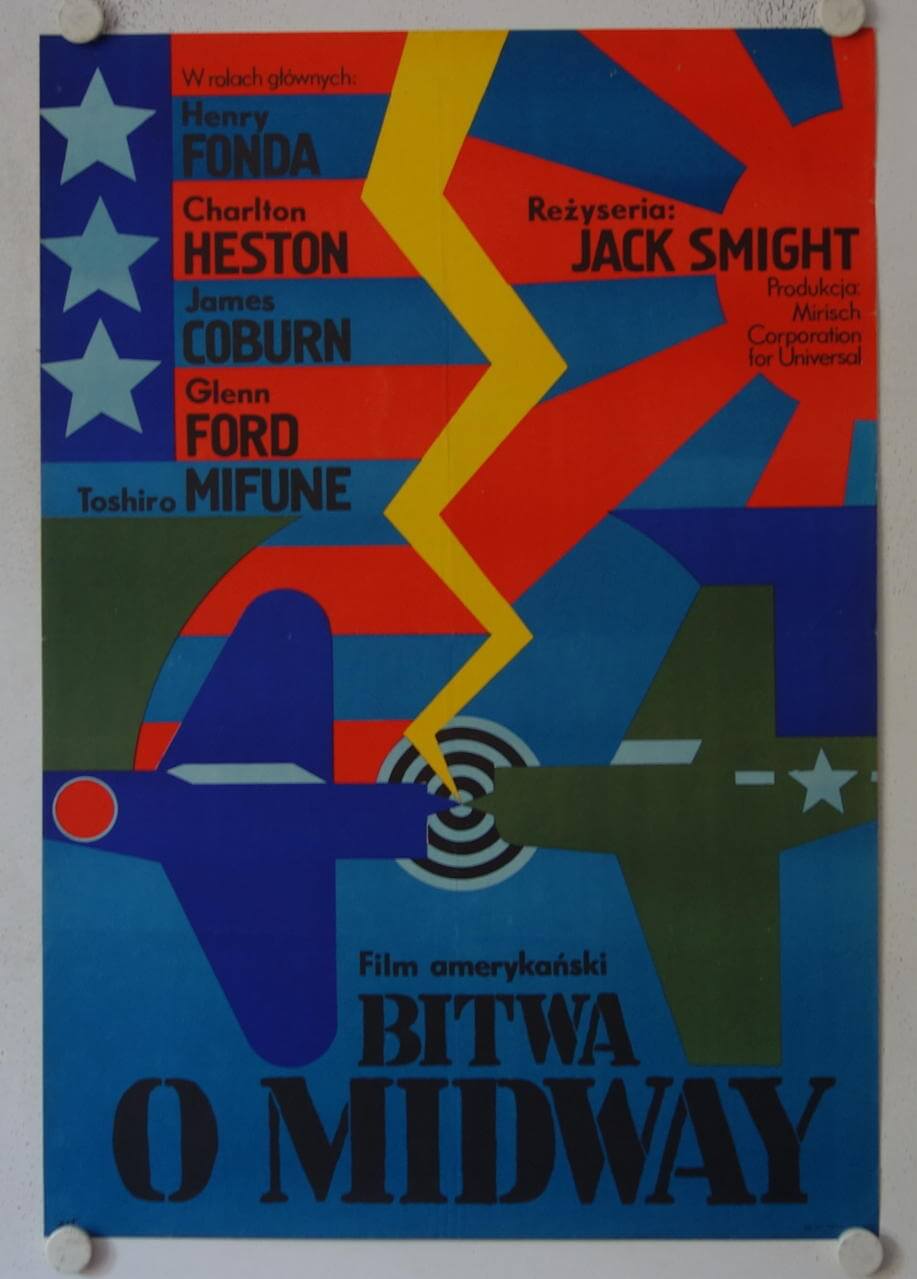 Midway original release polish movie poster