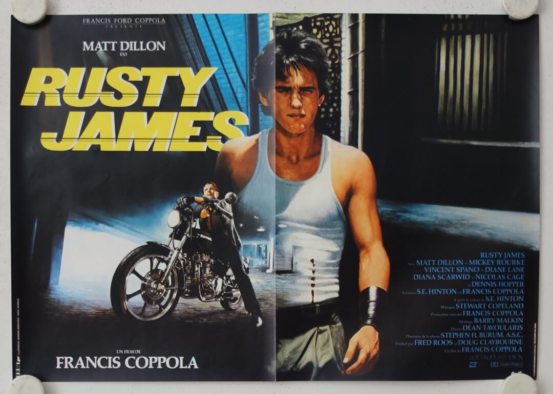 Rumble Fish original release french movie poster