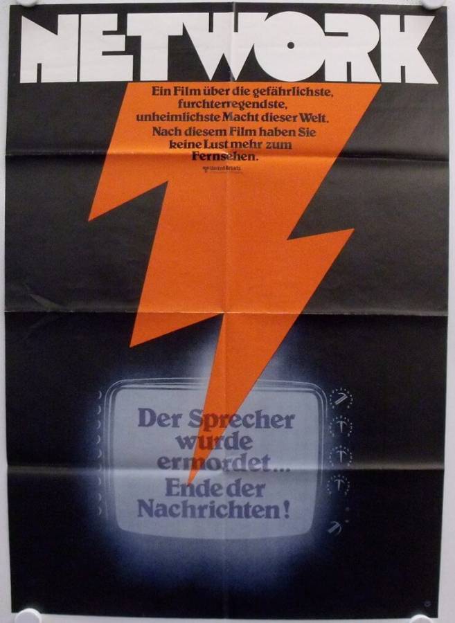 Network originales deutsches Filmplakat