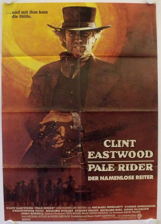 Pale Rider - Der namenlose Reiter originales deutsches Filmplakat