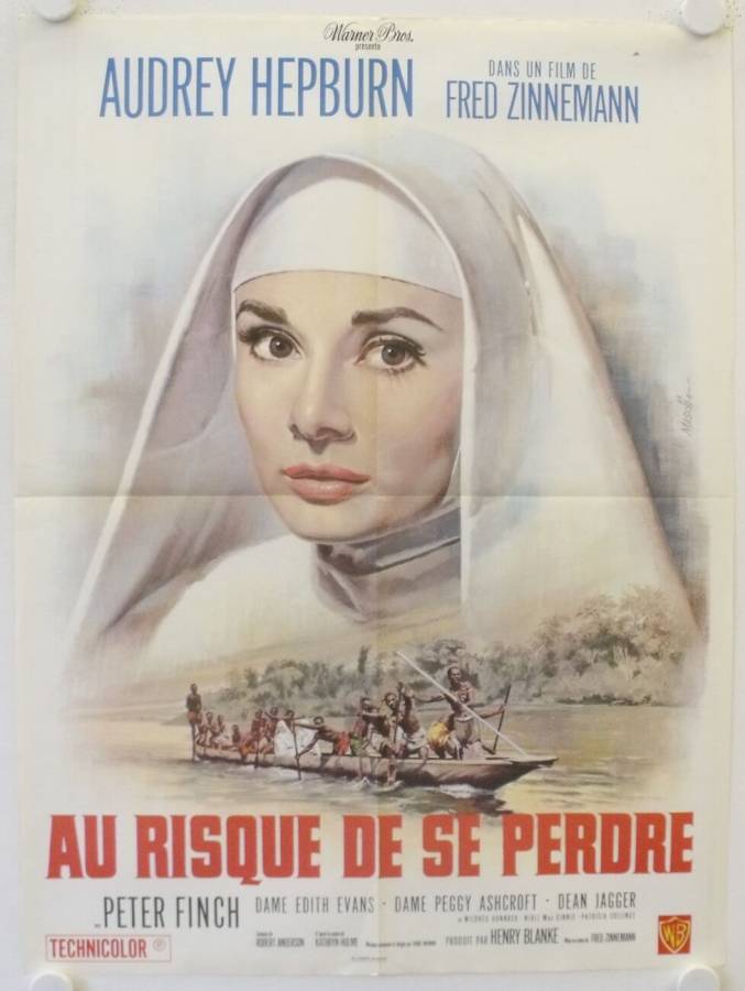 Geschichte einer Nonne originales Filmplakat aus Frankreich