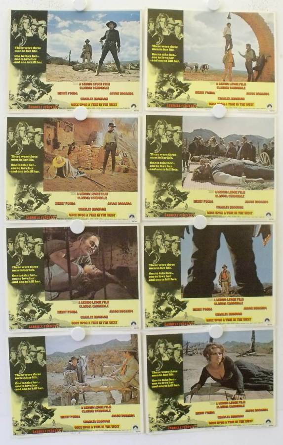 Once upon a Time in the West original release US lobby card set