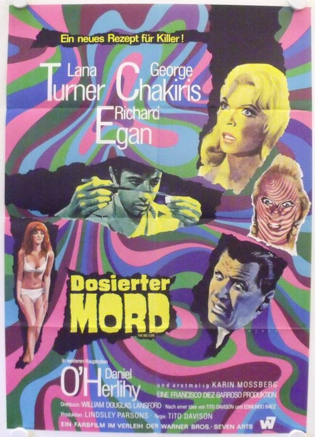 Dosierter Mord originales deutsches Filmplakat