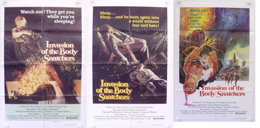 Invasion der Körperfresser originale US Filmplakate