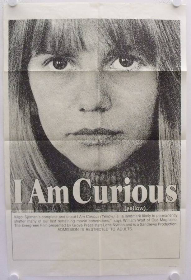 Ich bin neugierig originales Filmplakat