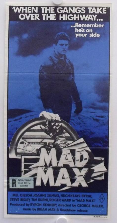 Mad Max originales Filmplakat aus Australien