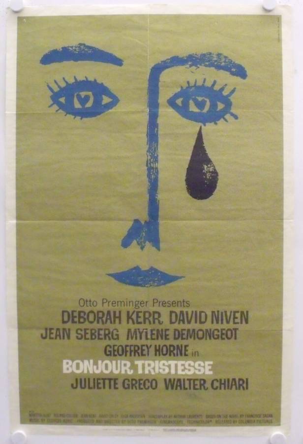 Bonjour Tristesse originales Filmplakat