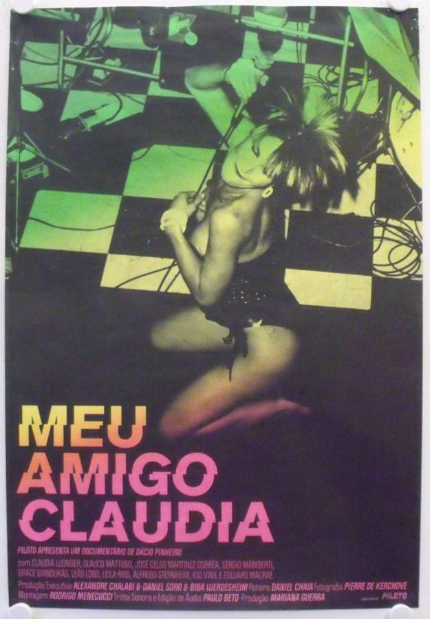 Meu Amigo Claudia originales Filmplakat aus Brasilien
