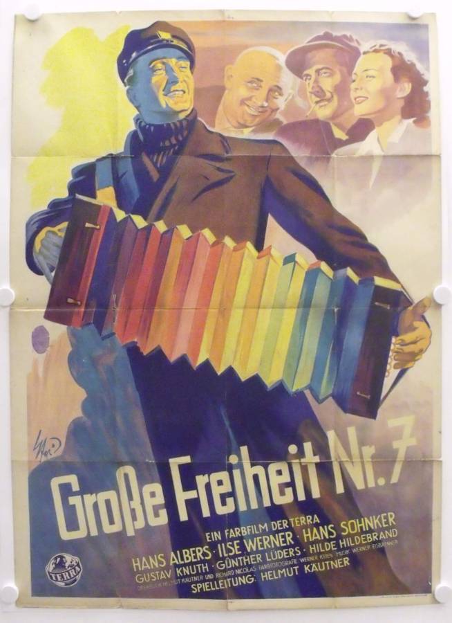 Grosse Freiheit Nr. 7 originales deutsches Filmplakat