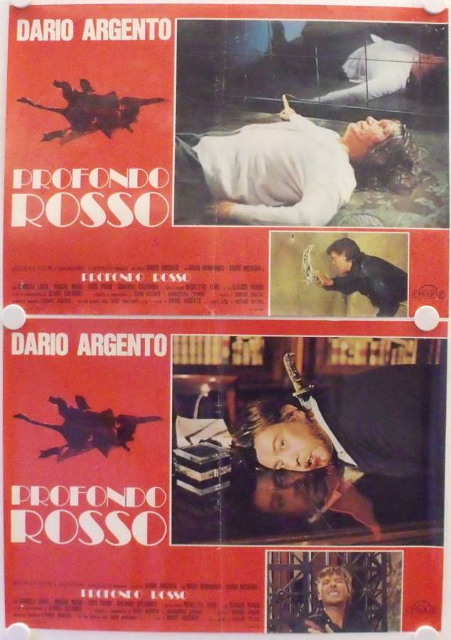Profondo Rosso - Deep Red original release italian fotobusta movie posters