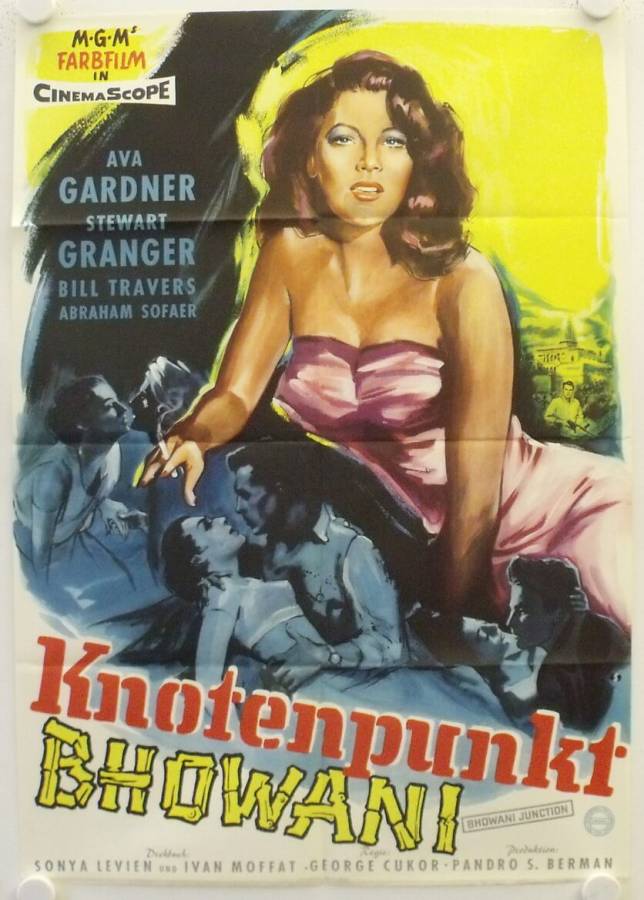 Knotenpunkt Bhowani originales deutsches Filmplakat