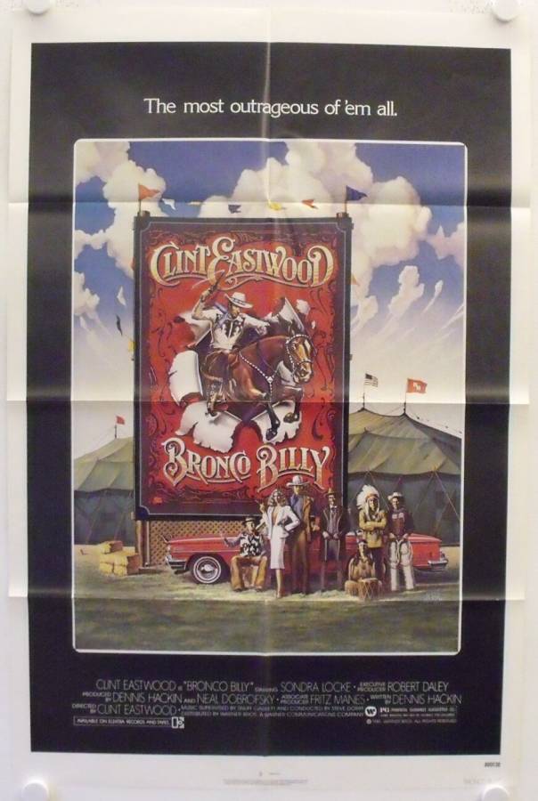 Bronco Billy original release US Onesheet movie poster