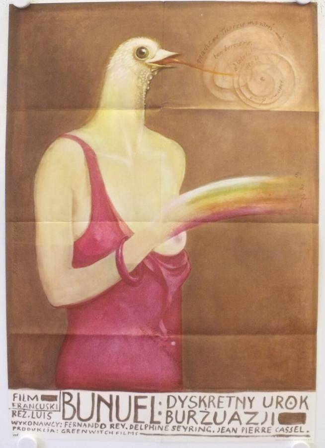 Der diskrete Charme der Bourgeoisie originales Filmplakat aus Polen