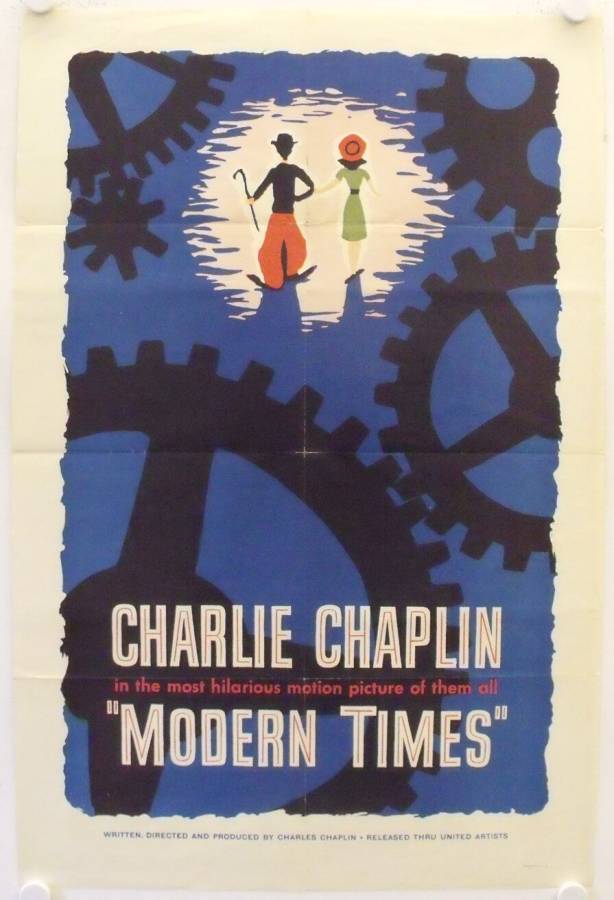 Moderne Zeiten originales Filmplakat