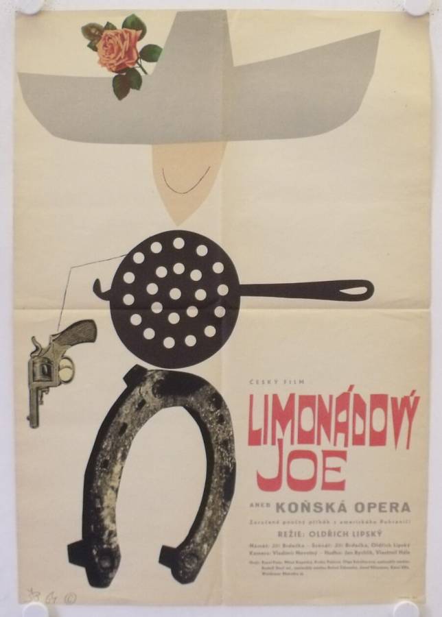 Limonádový Joe - Lemonade Joe original release Czech movie poster